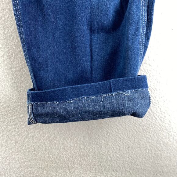 ROEBUCKS Jeans Mens 38x32 Denim Utility Carpenter Work Cotton Blend Blue USA Vtg - Picture 6 of 11